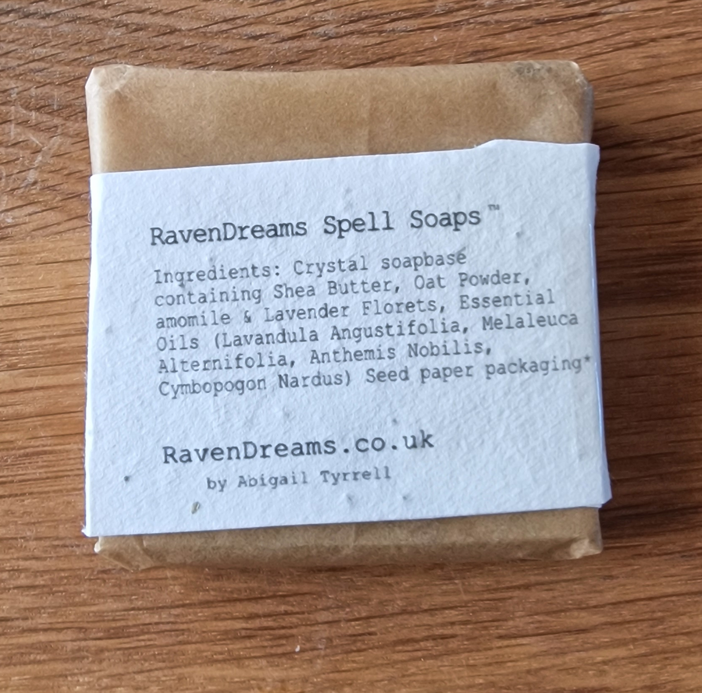 Healing Spell - RavenDreams Treatment Perfume Soaps